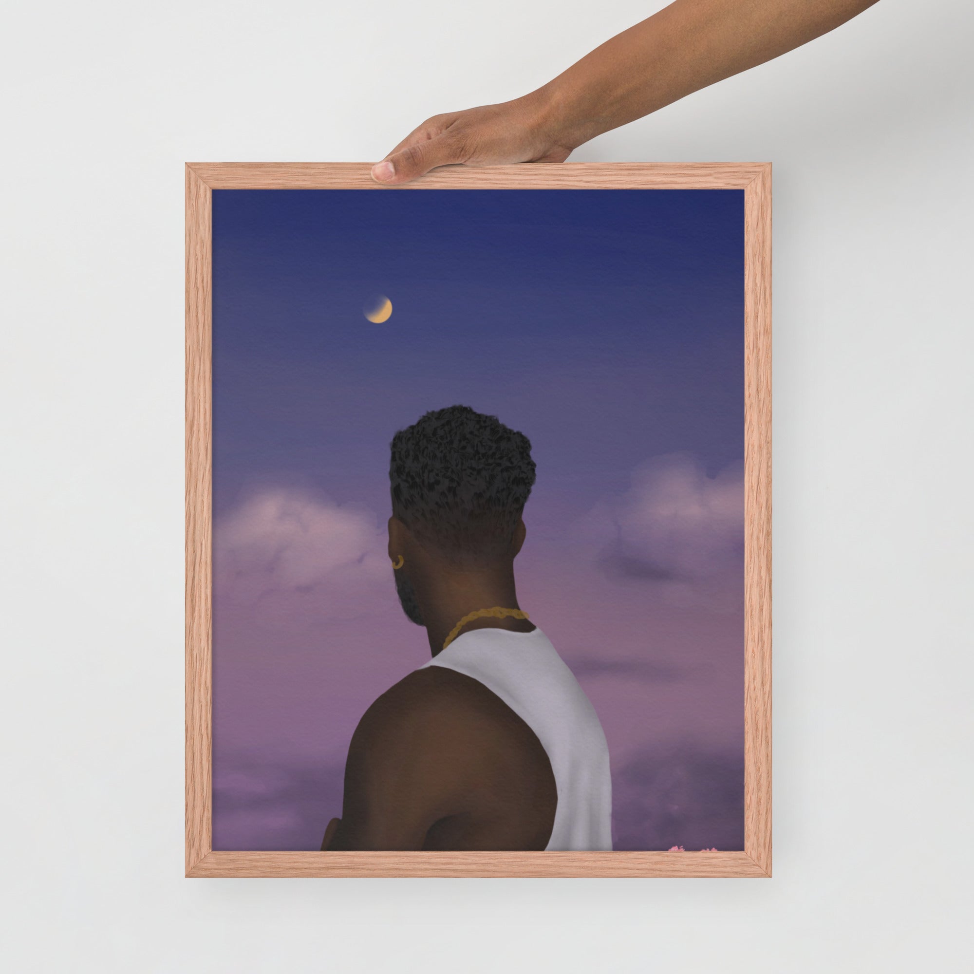 Thinking Of Her Framed poster