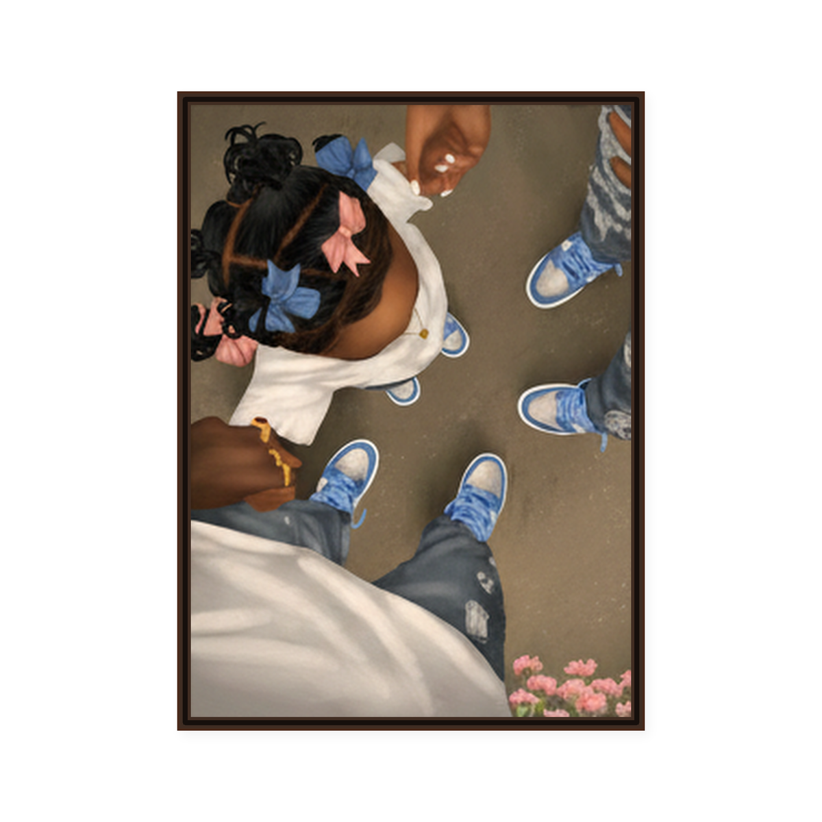 FAMILY DRIP framed wall art