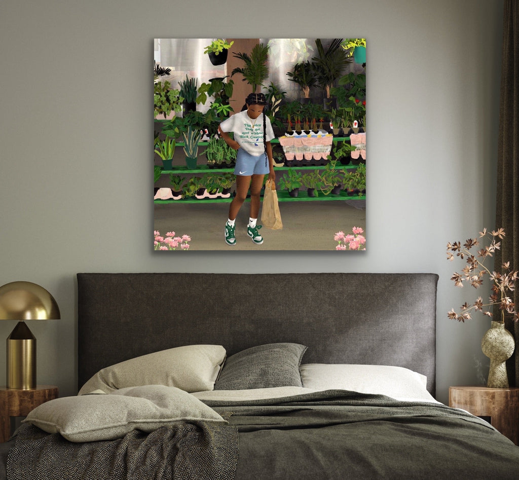 FLOWER SHOP Canvas - Aaronya Paints