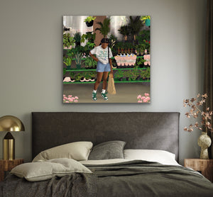 FLOWER SHOP Canvas - Aaronya Paints