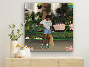 FLOWER SHOP Canvas - Aaronya Paints