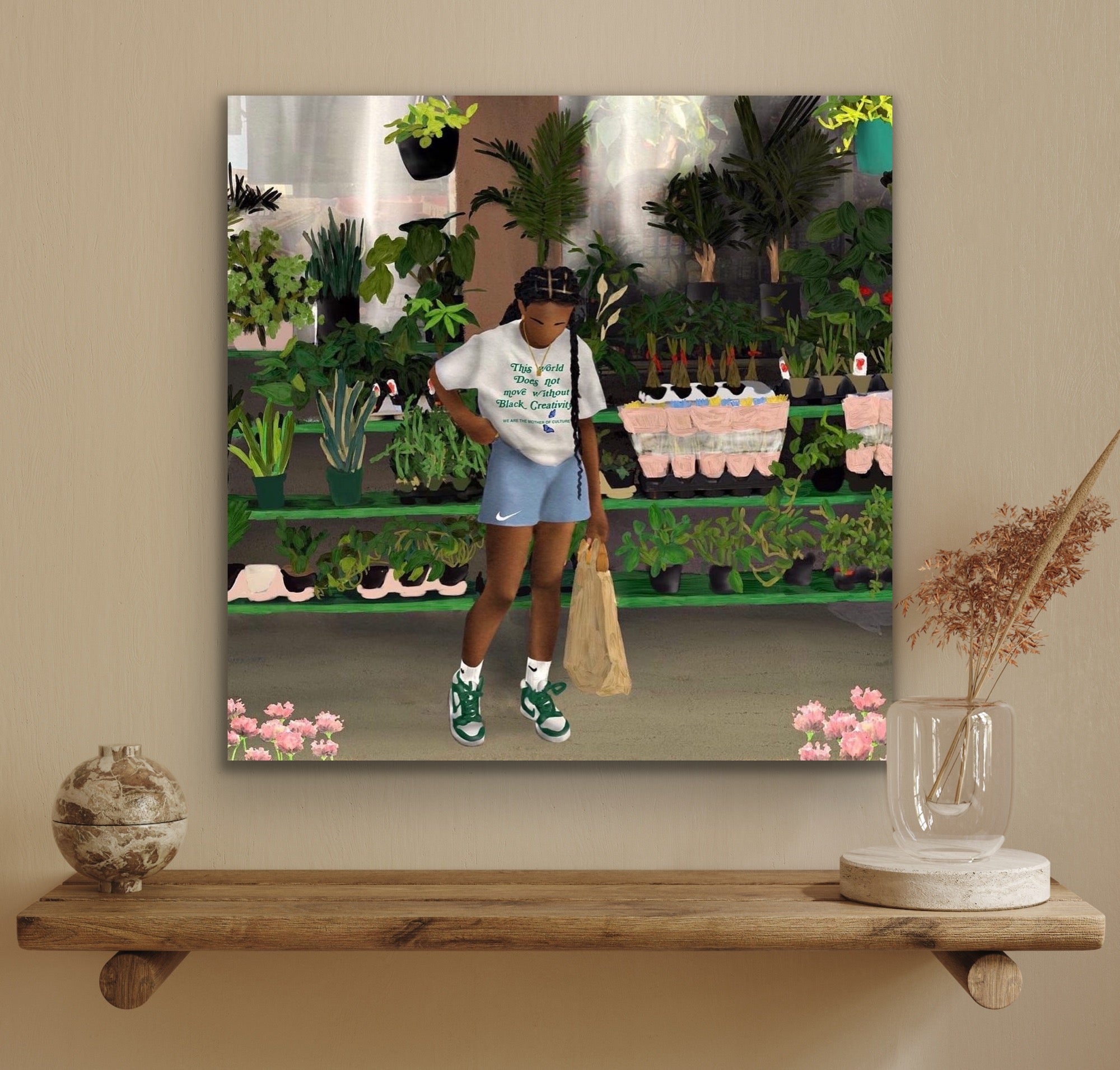 FLOWER SHOP Canvas - Aaronya Paints