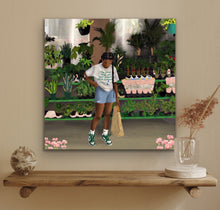 Load image into Gallery viewer, FLOWER SHOP Canvas - Aaronya Paints
