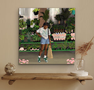 FLOWER SHOP Canvas - Aaronya Paints