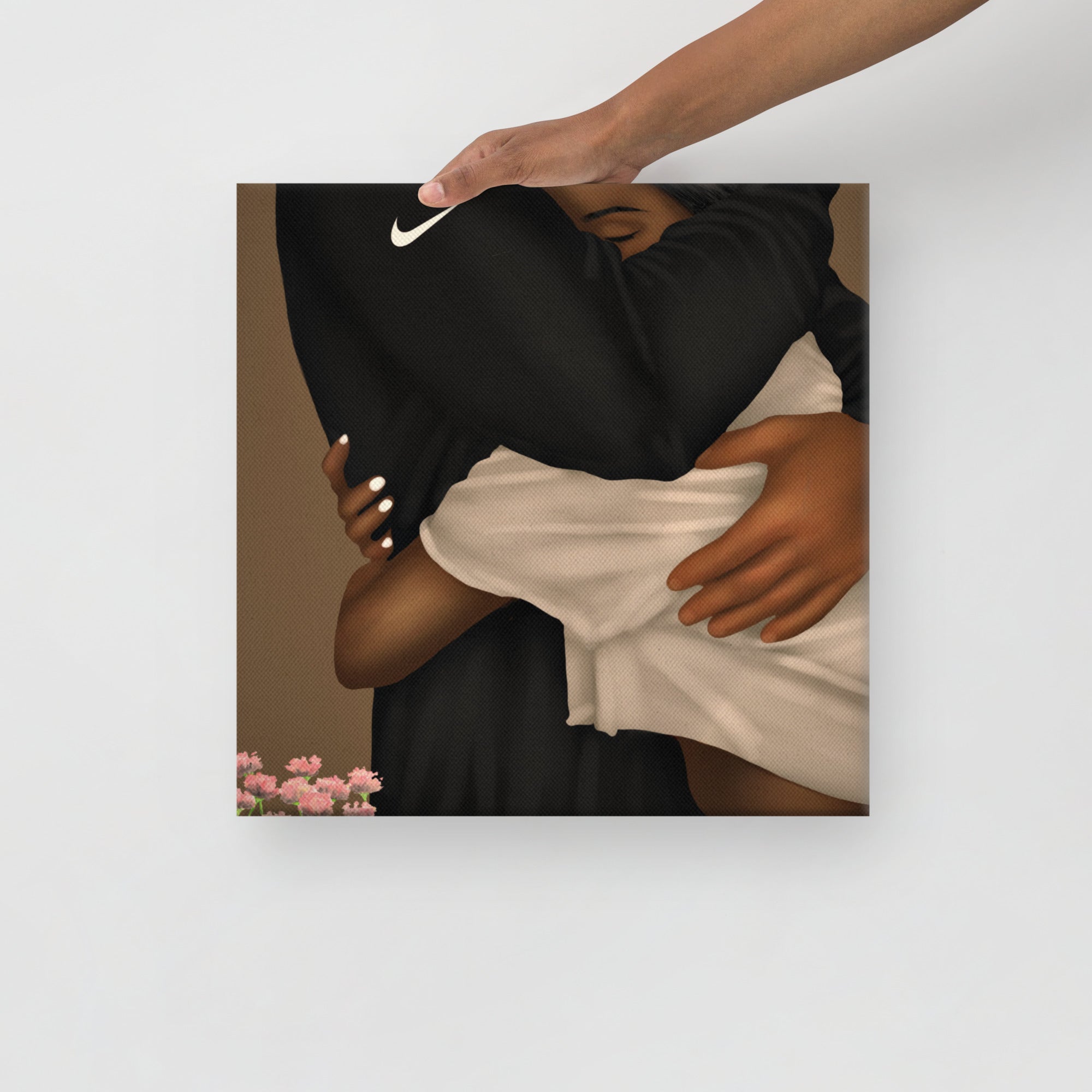 HE GIVES THE BEST HUGS Canvas - Aaronya Paints