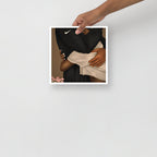HE GIVES THE BEST HUGS Poster - Aaronya Paints