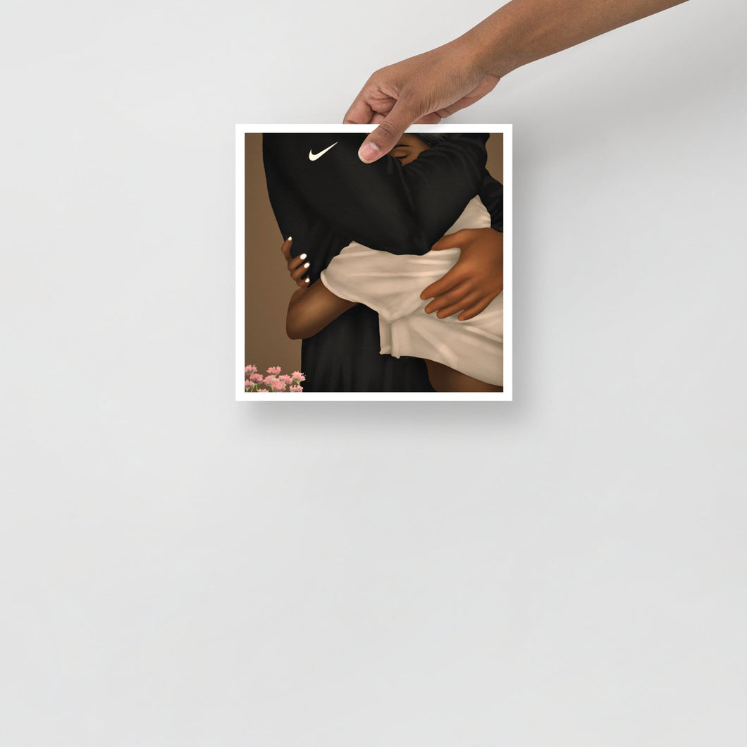 HE GIVES THE BEST HUGS Poster - Aaronya Paints
