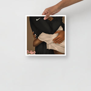 HE GIVES THE BEST HUGS Poster - Aaronya Paints