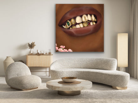 LIPS Canvas - Aaronya Paints