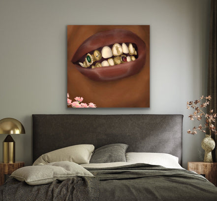 LIPS Canvas - Aaronya Paints