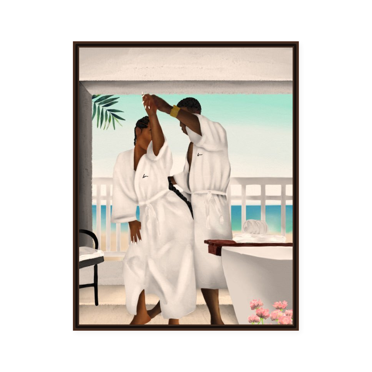 LOVERS AND BEST FRIENDS framed wall art