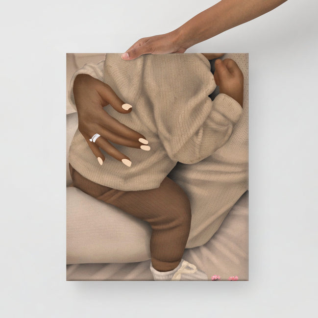 MOMMY & ME TIME Canvas - Aaronya Paints