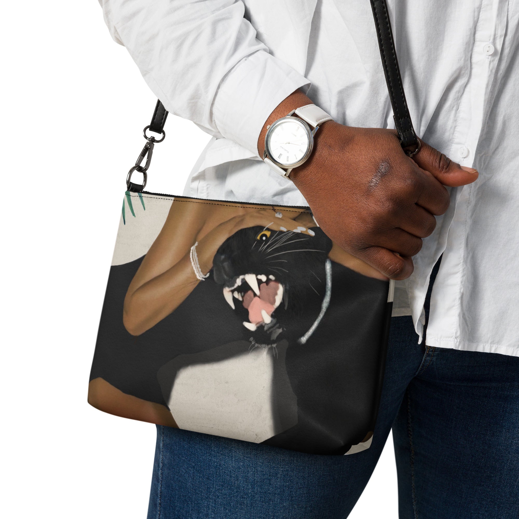 PANTHER Crossbody bag - Aaronya Paints