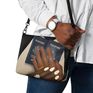 Passport Crossbody bag - Aaronya Paints