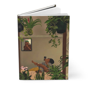 Plants Are Friends Hardcover Journal - Aaronya Paints