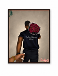 Prince Charming framed wall art on white
