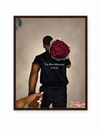 Prince Charming framed wall art on white