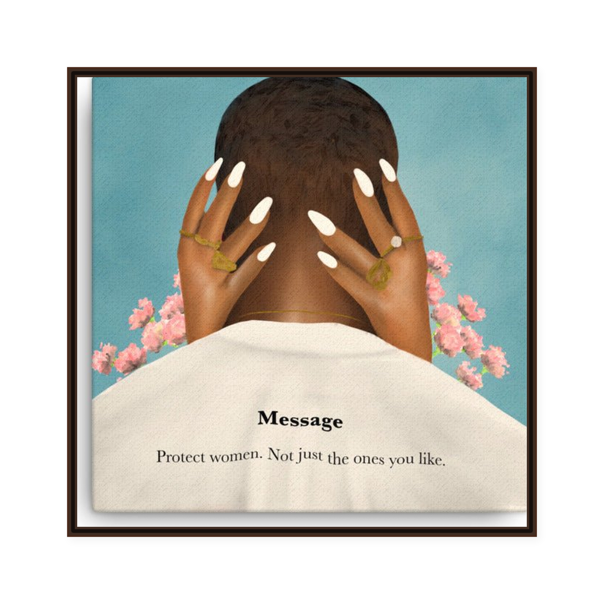 PROTECT framed wall art