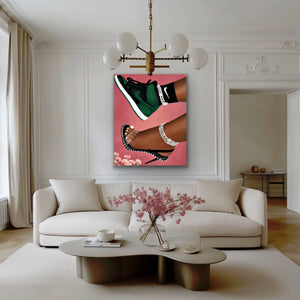 She Can Do Both Canvas - Aaronya Paints