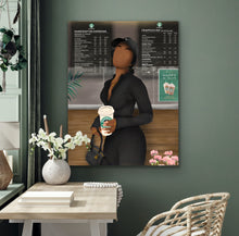Load image into Gallery viewer, STARBUCKS RUN Canvas - Aaronya Paints
