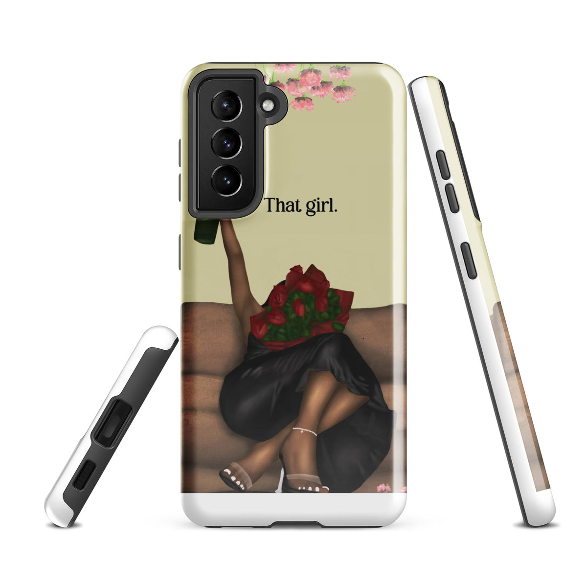 THAT GIRL Samsung case - Aaronya Paints