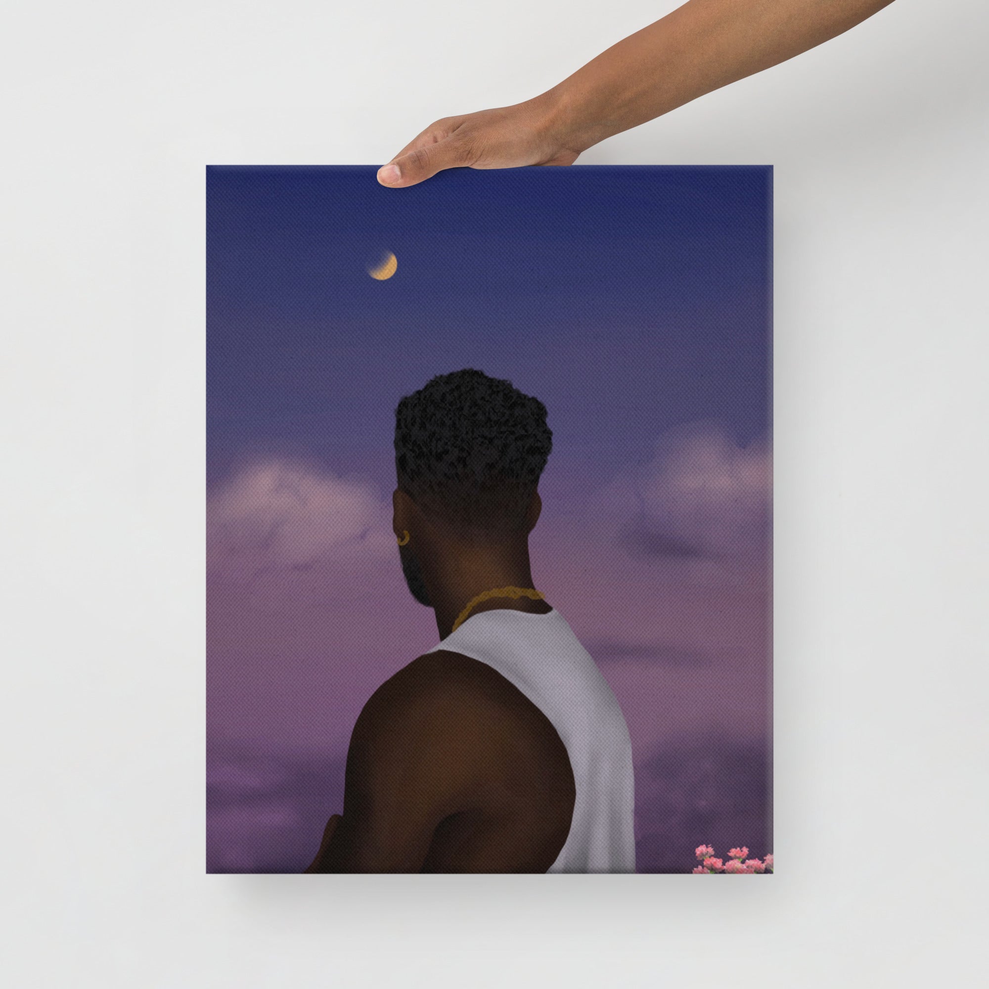 Thinking About Her Canvas