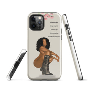 Black Woman iPhone case
