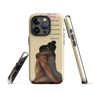 BLACK LOVE iPhone case