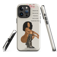 Load image into Gallery viewer, Black Woman iPhone case

