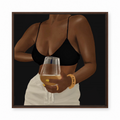 Unwine Chocolate Black framed display