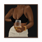 Unwine Chocolate Black framed display