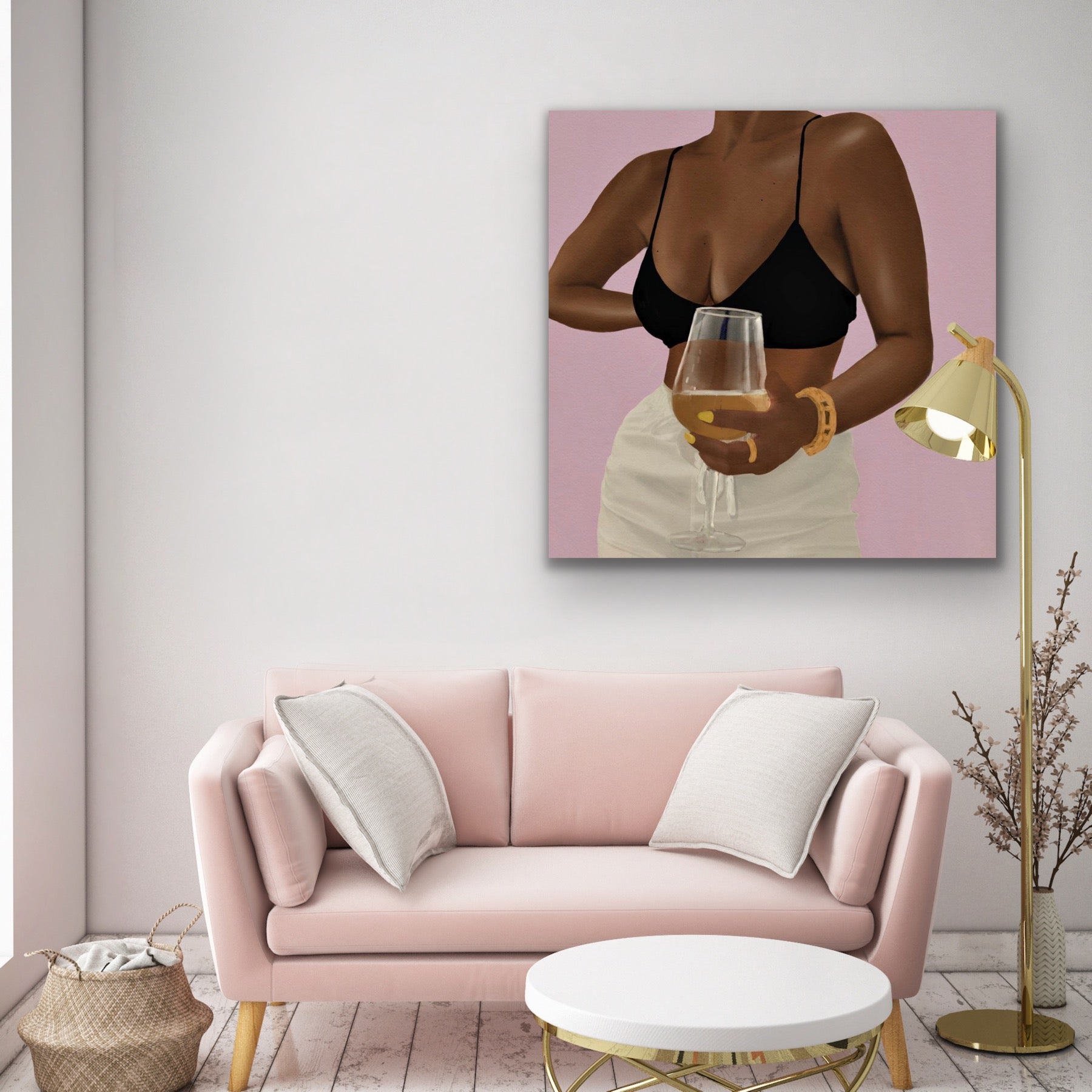 Unwine CHOCOLATE EDITION Canvas - Aaronya Paints