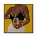 Unwine Chocolate Gold framed display