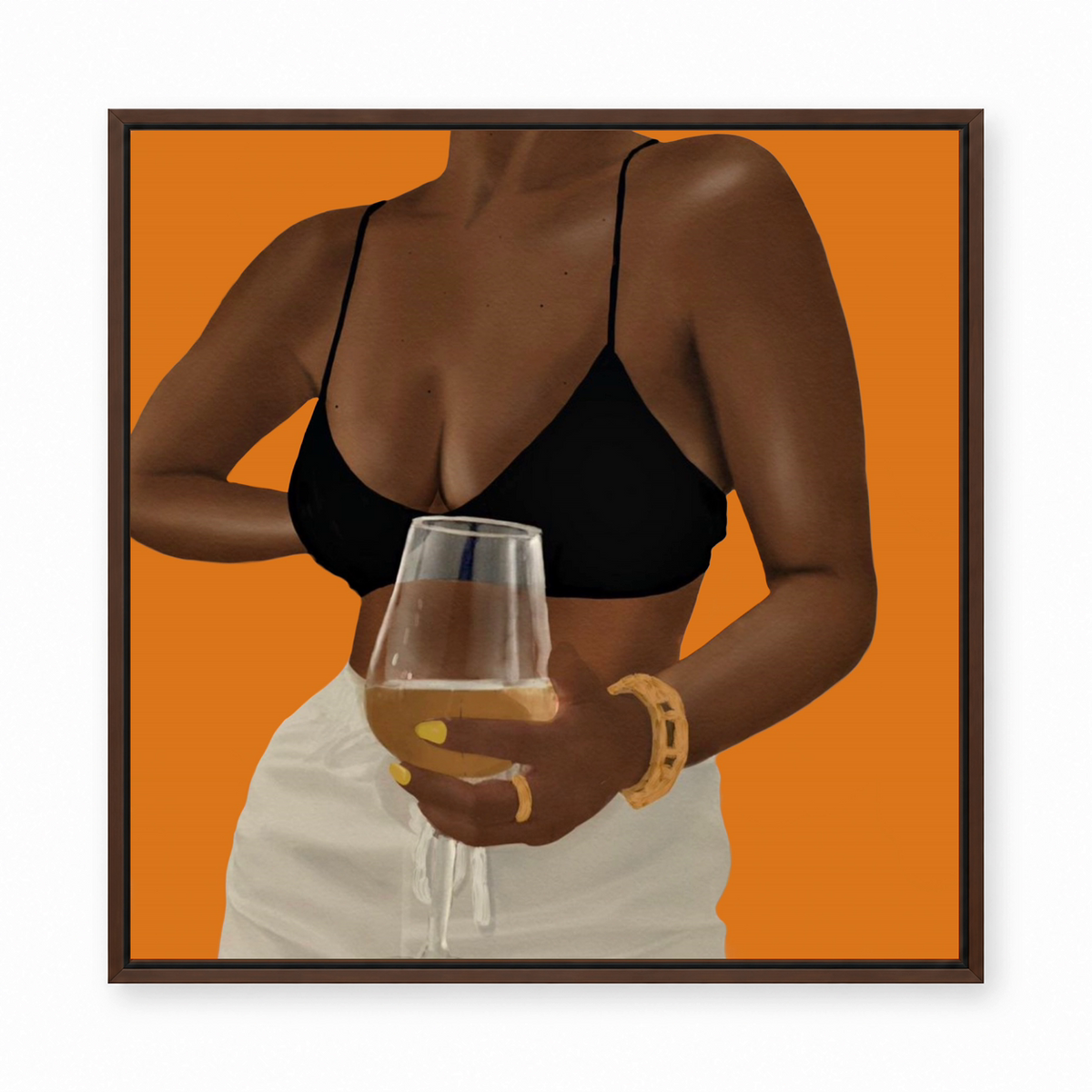 Unwine Chocolate Orange framed display