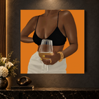 Unwine Chocolate Orange canvas luxury close-up mockup