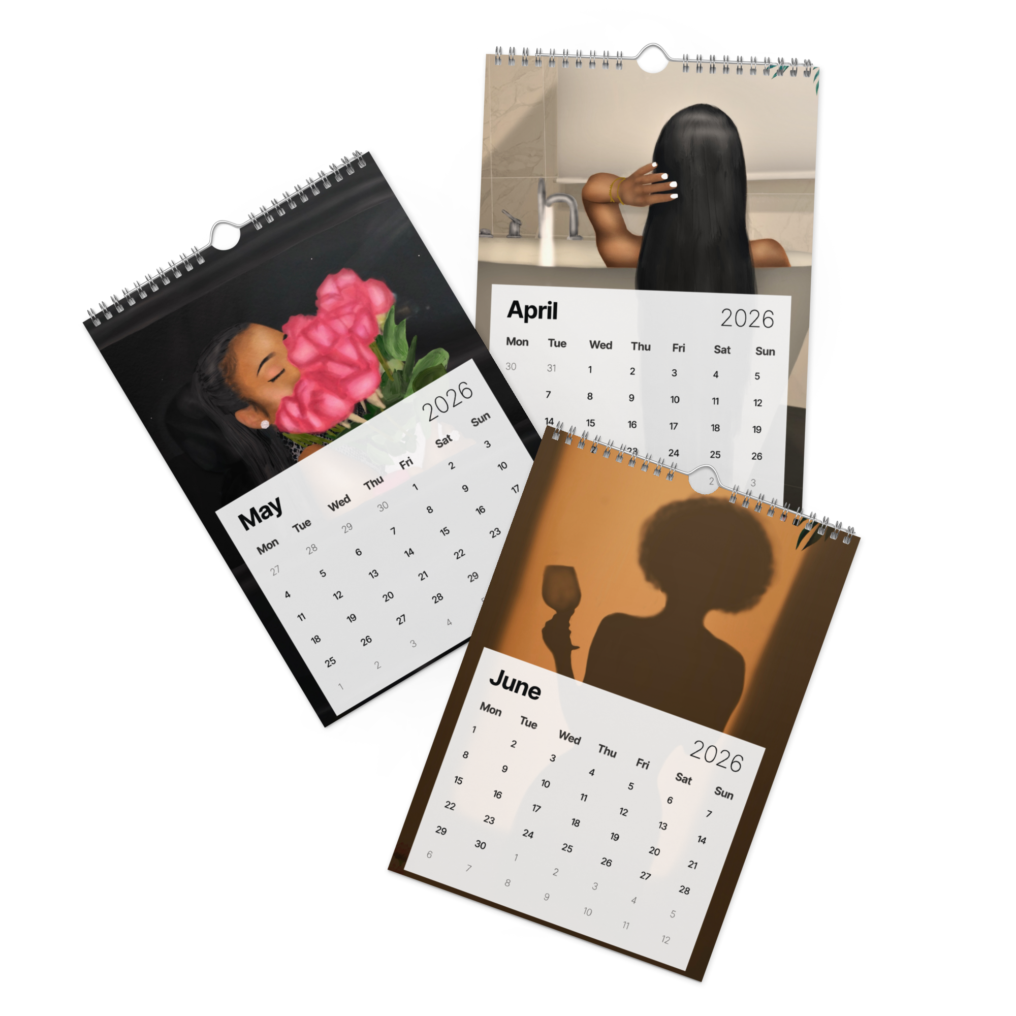 Aaronya Paints Wall calendar (2026)