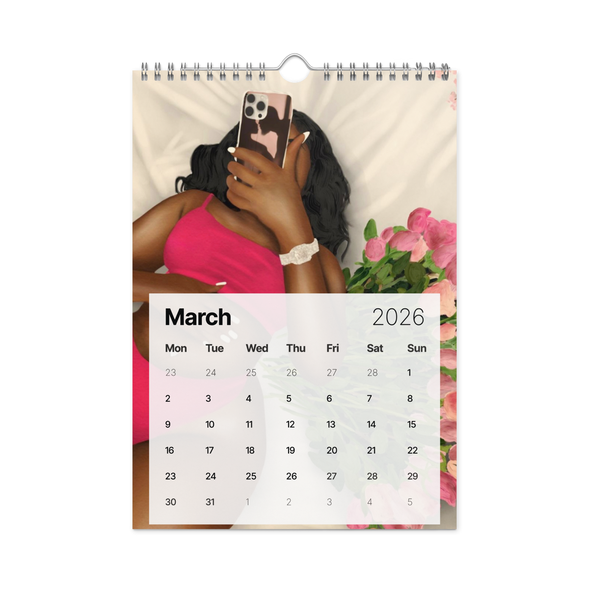 Aaronya Paints Wall calendar (2026) artwork by Aaronya Paints