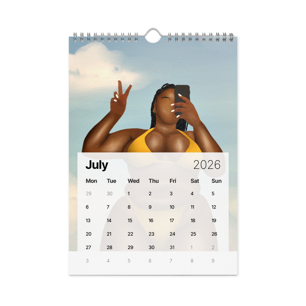 Aaronya Paints Wall calendar (2026) artwork by Aaronya Paints
