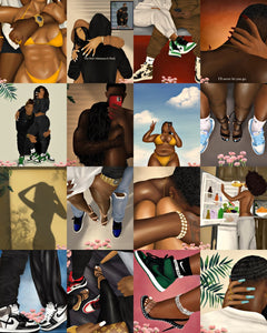 Aaronya Paints Digital Catalog (200 digital art files) - Aaronya Paints