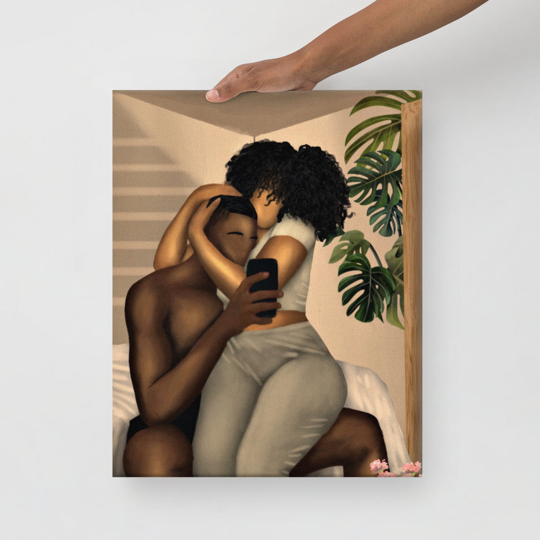 ADORE YOU Canvas - Aaronya Paints
