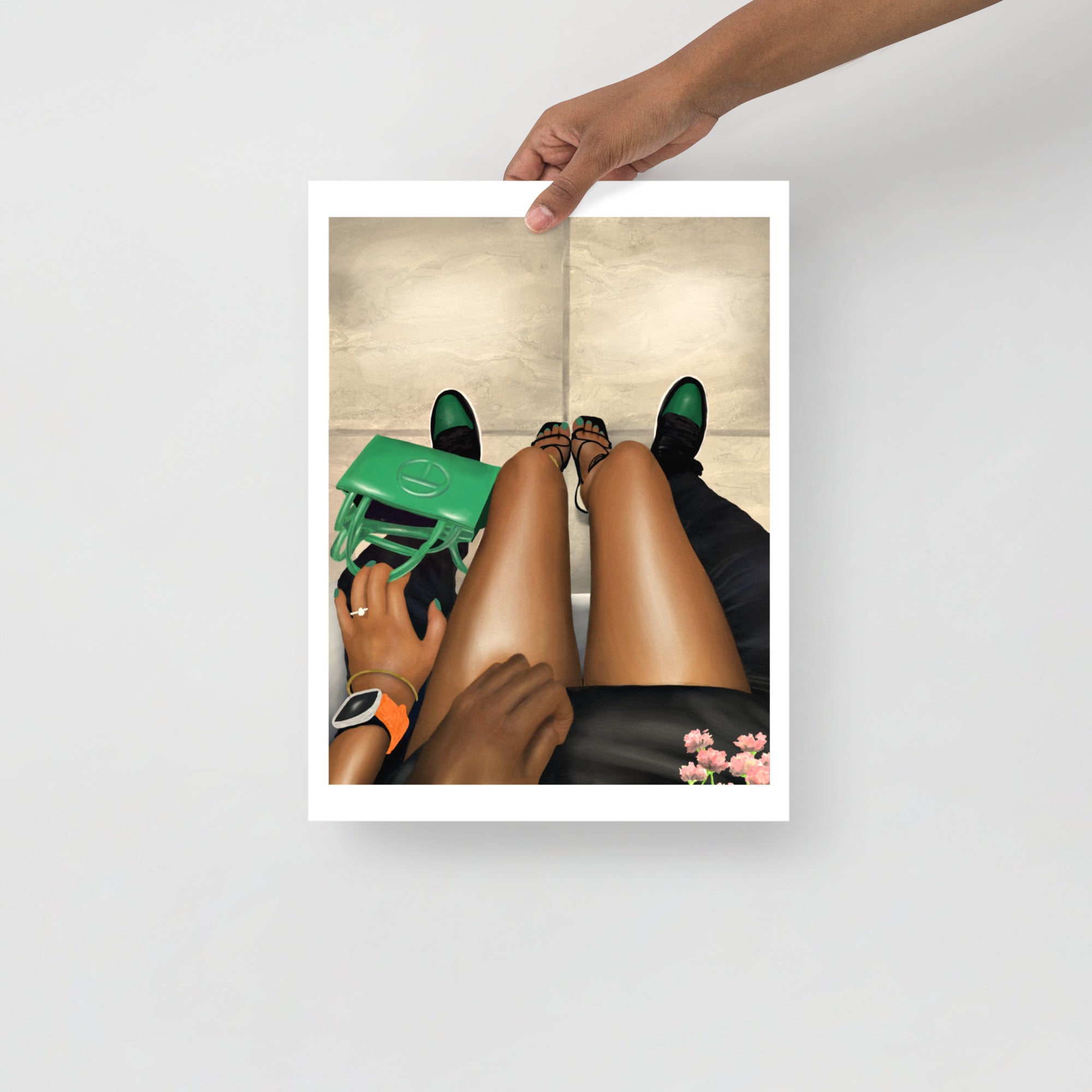 ALWAYS BY HER SIDE Poster - Aaronya Paints
