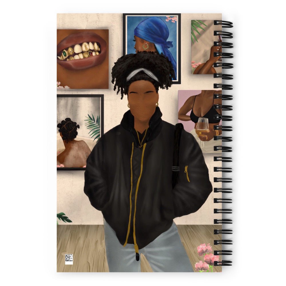 Art Gallery Spiral notebook - Aaronya Paints