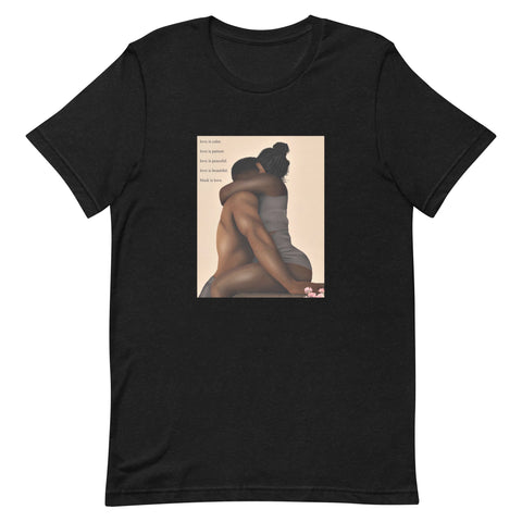 BLACK IS LOVE Unisex t-shirt