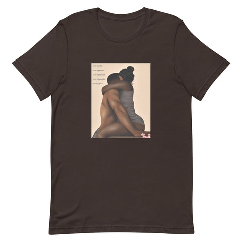 BLACK IS LOVE Unisex t-shirt