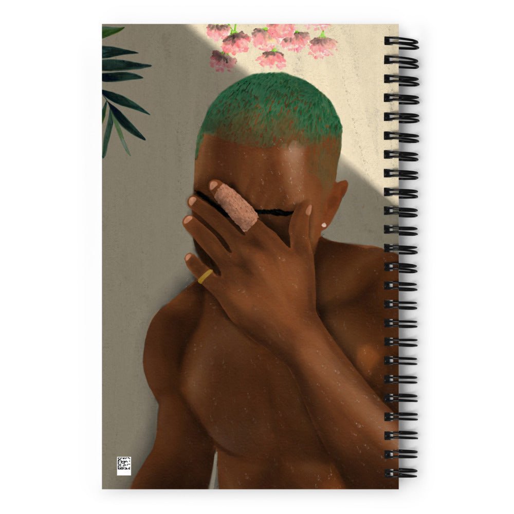BLONDED Spiral notebook - Aaronya Paints