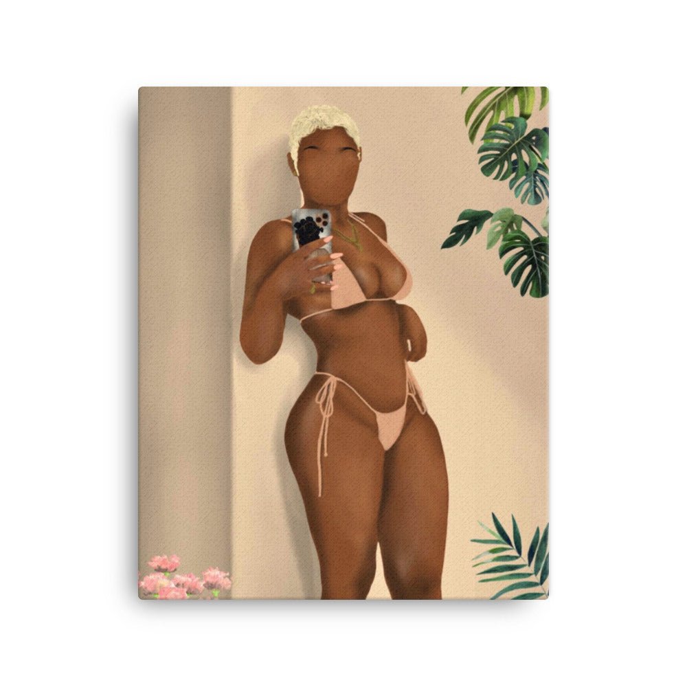 BLONDIE Canvas - Aaronya Paints