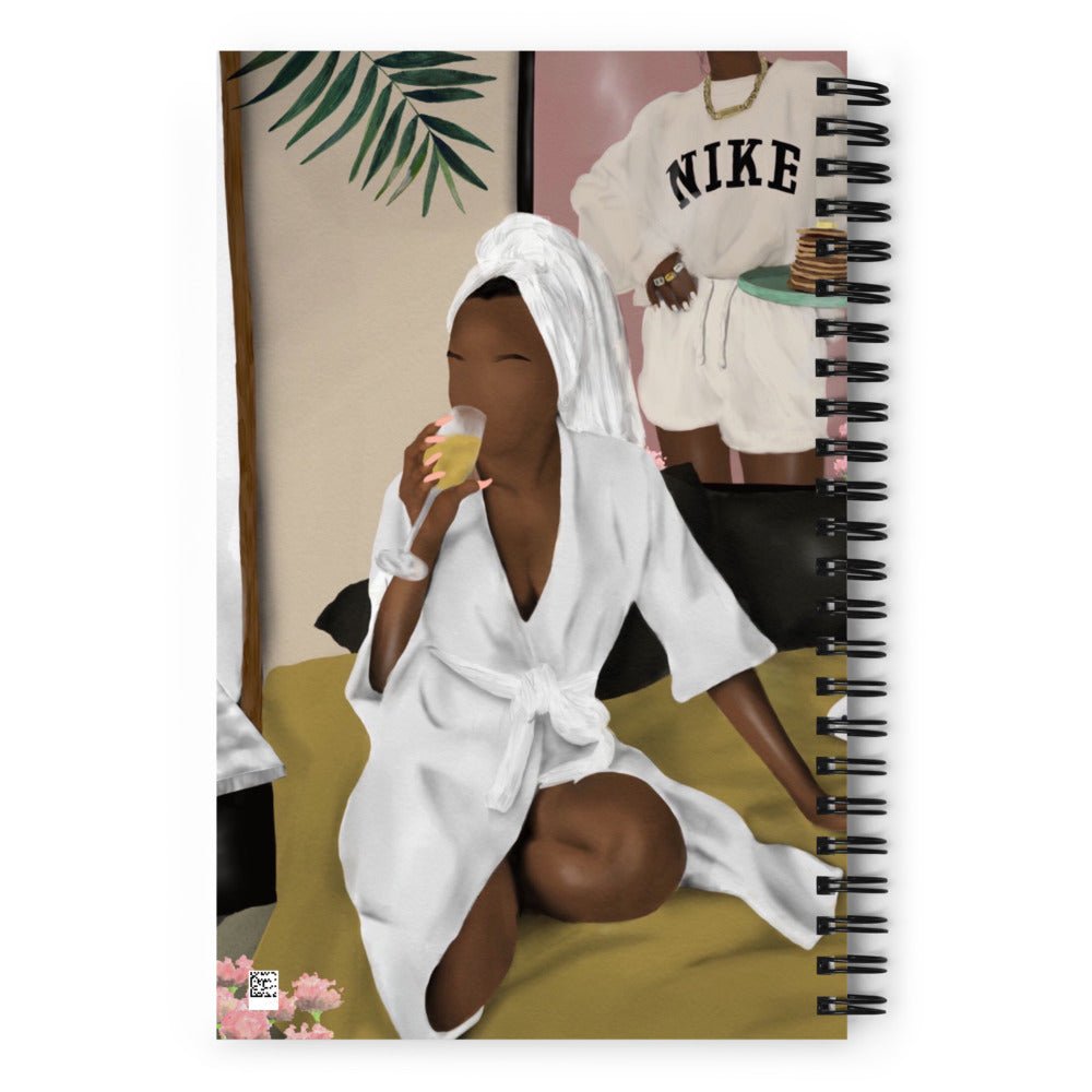 Breakfast In Zambia Spiral notebook