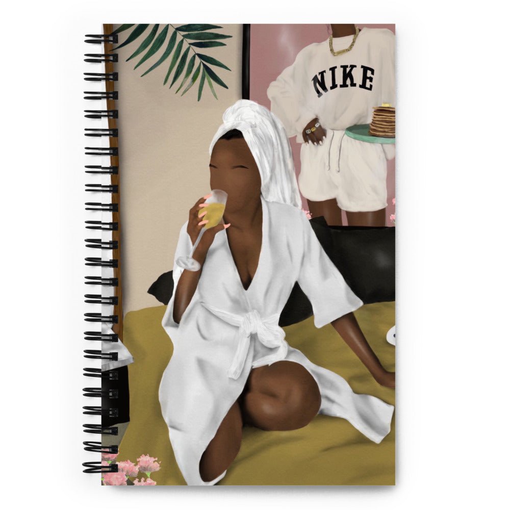 Breakfast In Zambia Spiral notebook - Aaronya Paints