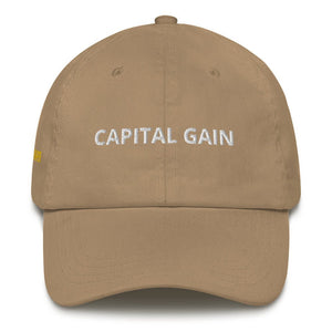 CAPITAL GAIN REAPER Dad hat - Aaronya Paints