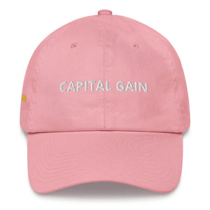 CAPITAL GAIN REAPER Dad hat - Aaronya Paints